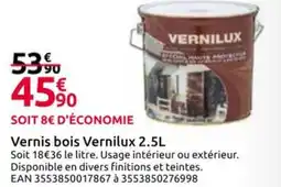 Mr Bricolage VERNILUX Vernis bois offre