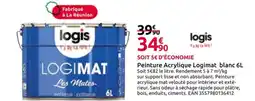 Mr Bricolage LOGIMAT Peinture Acrylique blanc offre