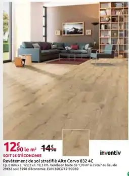 Mr Bricolage Revêtement de sol stratifié Alto Corvo 832 4C offre