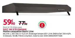 Mr Bricolage Hotte casquette Basic Line offre