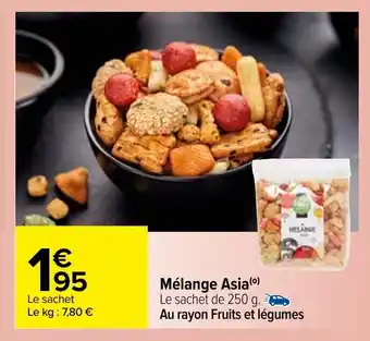 Carrefour Mélange asia offre