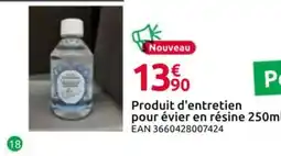 Mr Bricolage Produit d'entretien pour évier en résine offre