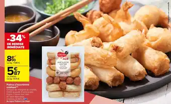 Carrefour Plateau d'assortiment asiatique offre