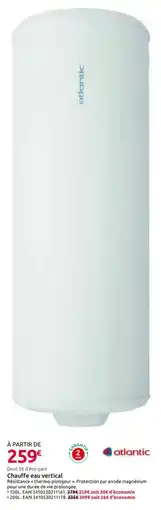 Mr Bricolage Chauffe eau vertical offre