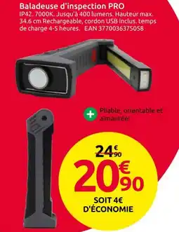 Mr Bricolage Baladeuse d'inspection PRO offre