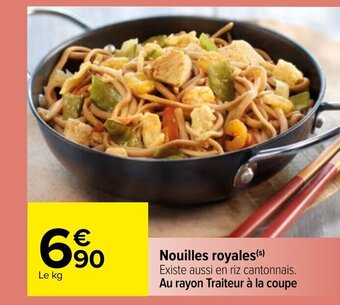 Carrefour Nouilles royales offre