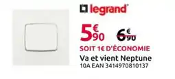Mr Bricolage LEGRAND Va et vient Neptune offre