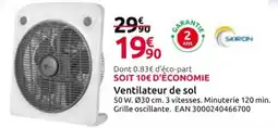 Mr Bricolage Ventilateur de sol offre