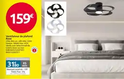 Mr Bricolage Ventilateur de plafond Rose offre