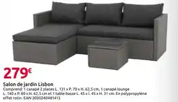 Mr Bricolage Salon de jardin Lisbon offre