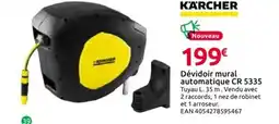 Mr Bricolage KARCHER Dévidoir mural automatique CR 5335 offre