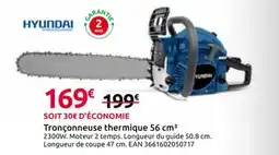 Mr Bricolage Tronçonneuse thermique 56 cm³ offre