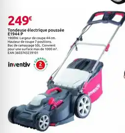 Mr Bricolage Tondeuse électrique poussée E1944 P offre