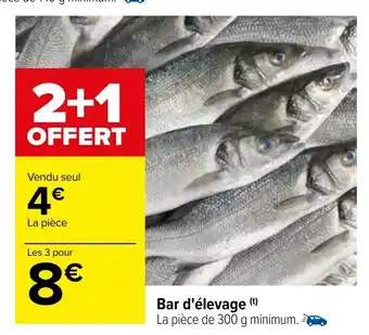 Carrefour Bar d'élevage offre