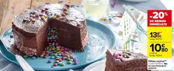 Carrefour Gâteau surprise offre