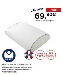 Gitem Oreiller multi-positions offre