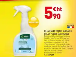 Hyperburo LEVRAI Détachant toutes surfaces clean power écologique offre
