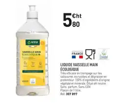 Hyperburo LEVRAI Liquide vaisselle main écologique offre