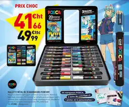 Hyperburo Mallette métal de 20 marqueurs peinture offre