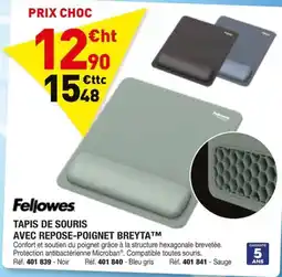 Hyperburo FELLOWES Tapis de souris avec repose-poignet breyta offre