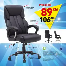 Hyperburo Fauteuil de direction bolzano offre