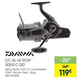 Pacific Pêche Cc 24.45 scw 5000 c qd offre