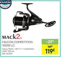 Pacific Pêche MACK2 Falcon competition 10000 lc offre