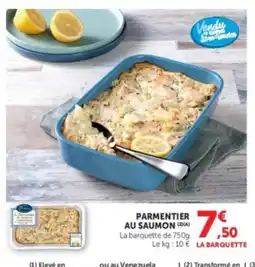 U Express Parmentier au saumon offre