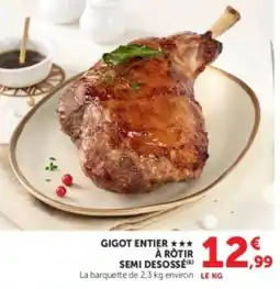 U Express Gigot entier à rotir semi desossé offre