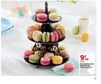 U Express Macarons avec presentoir tour eiffel offre