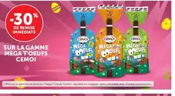 U Express CEMOI Sur la gamme mega t'oeufs offre