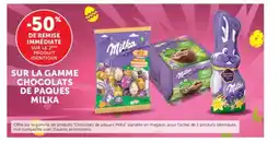 U Express MILKA Sur la gamme chocolats de paques offre