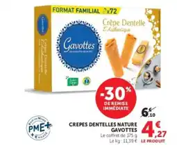 U Express GAVOTTES Crepes dentelles nature offre