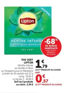 U Express LIPTON The vert offre