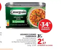 U Express CASSEGRAIN Legumes cuisines offre