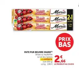 U Express MARIE Pate pur beurre offre