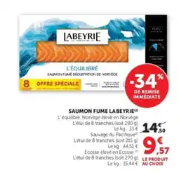 U Express LABEYRIE Saumon fume offre