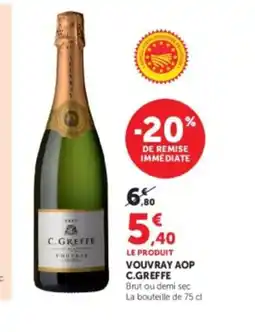 U Express C.GREFFE Vouvray aop offre