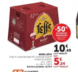 U Express LEFFE Biere offre
