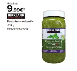 Costco KIRKLAND Pesto frais au basilic offre