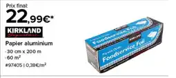 Costco KIRKLAND Papier aluminium offre