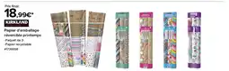 Costco KIRKLAND Papier d'emballage réversible printemps offre