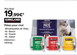 Costco KIRKLAND Pâtée pour chat offre