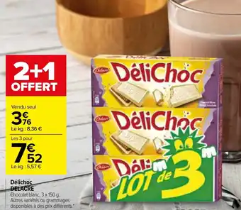 Carrefour Délichoc DELACRE offre