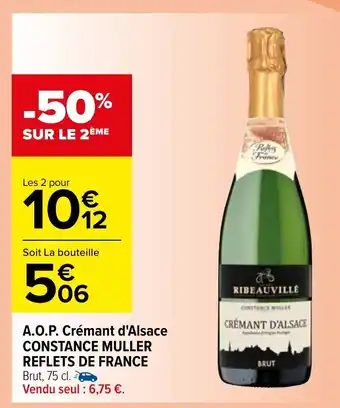 Carrefour A.O.P. crémant d'alsace offre