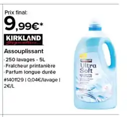 Costco KIRKLAND Assouplissant offre