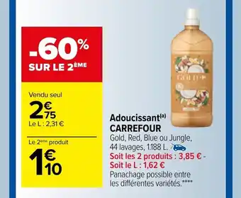 Carrefour Adoucissant CARREFOUR offre