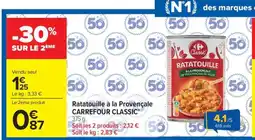 Carrefour Market Ratatouille à la Provençale CARREFOUR CLASSIC offre