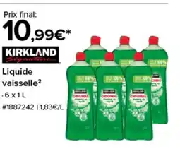 Costco KIRKLAND Liquide vaisselle offre