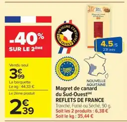 Carrefour Market Magret de Canard du Sud-Ouest offre
